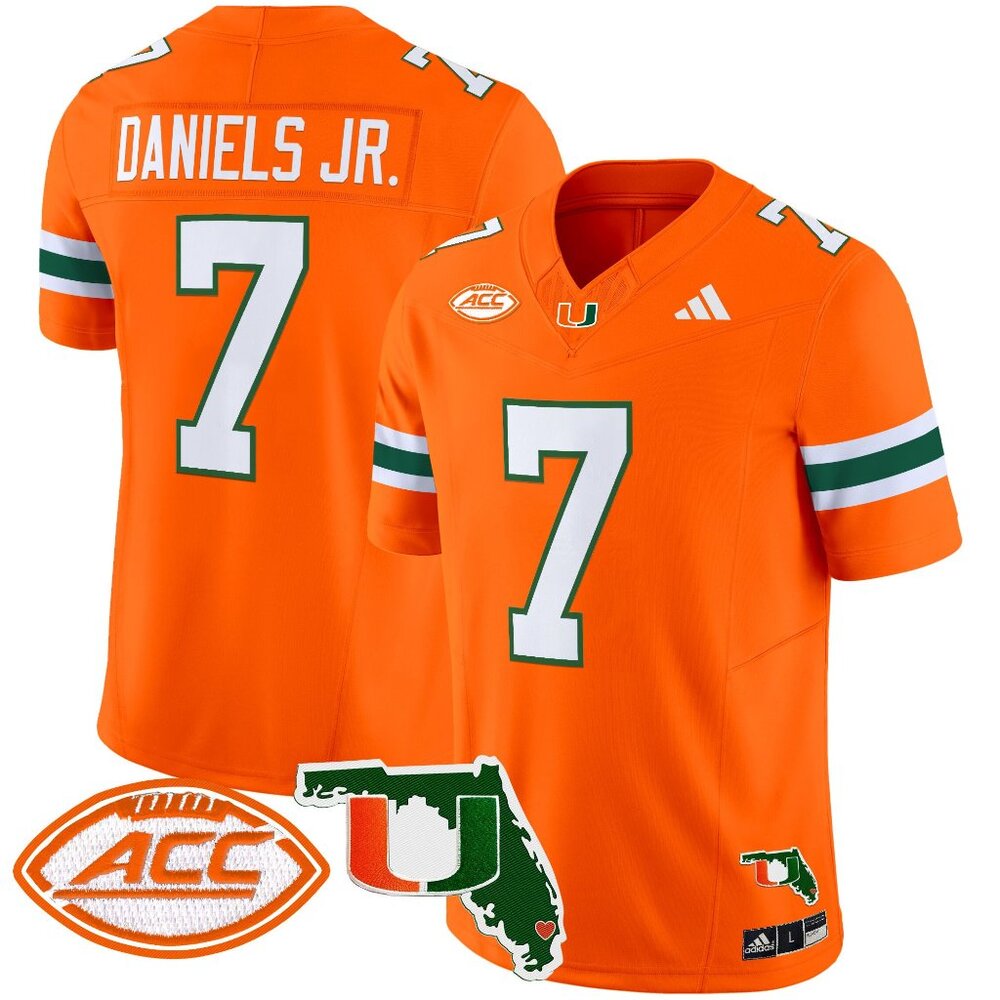 Mens Youths Select CJ Daniels Jr 7 Vapor Jersey Stitched Orange